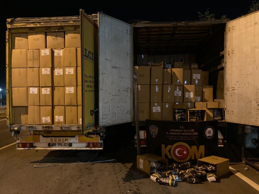 Aksaray'da Kaçak Tütün Operasyonunda 2 Zanlı Yakalandı