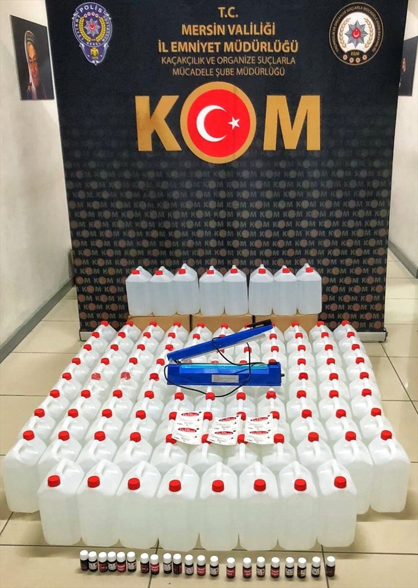 Güncelleme - Mersin'de Sahte İçkiye Karşı 