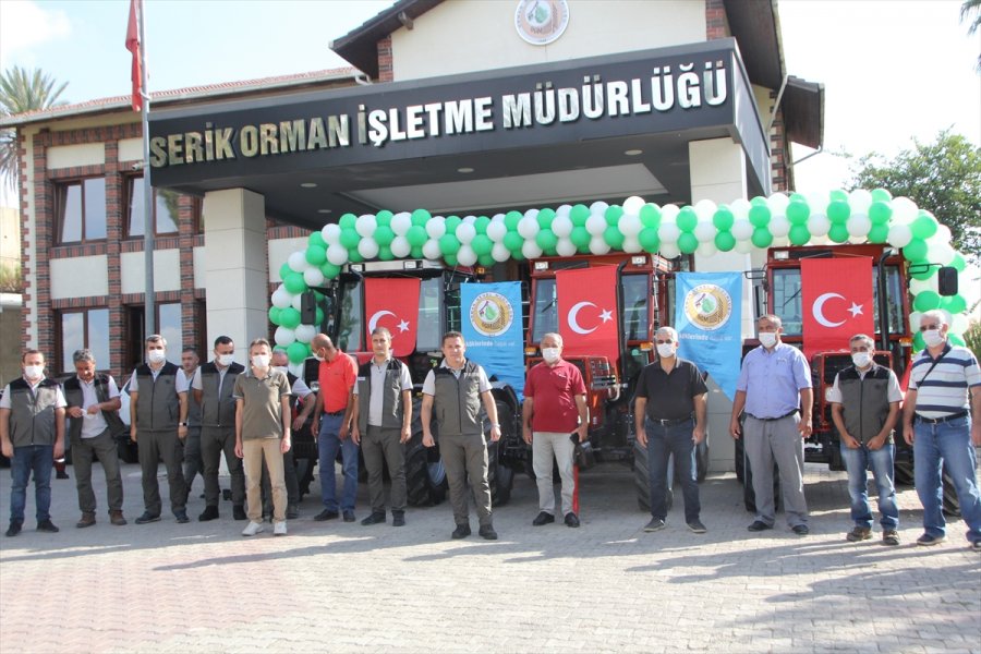 Serik'te Orköy Kredisiyle Orman Köylülerine Traktör Desteği