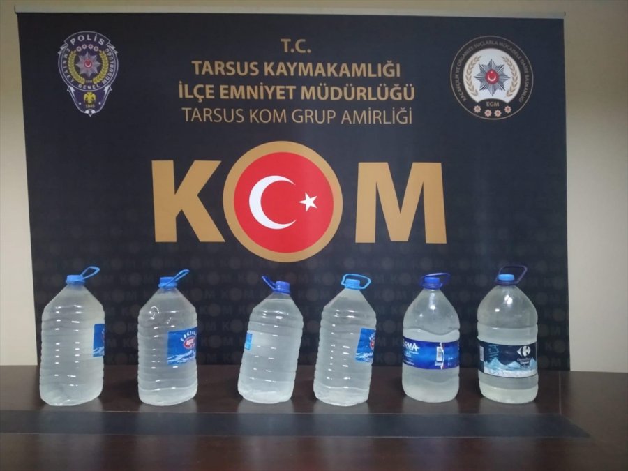 Mersin'de Sahte İçki Ve Uyuşturucu Operasyonu