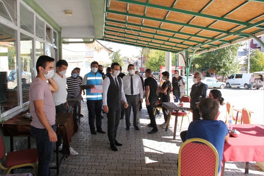 Yalıhüyük Kaymakamı Şahin, Kovid-19 Denetimlerine Katıldı