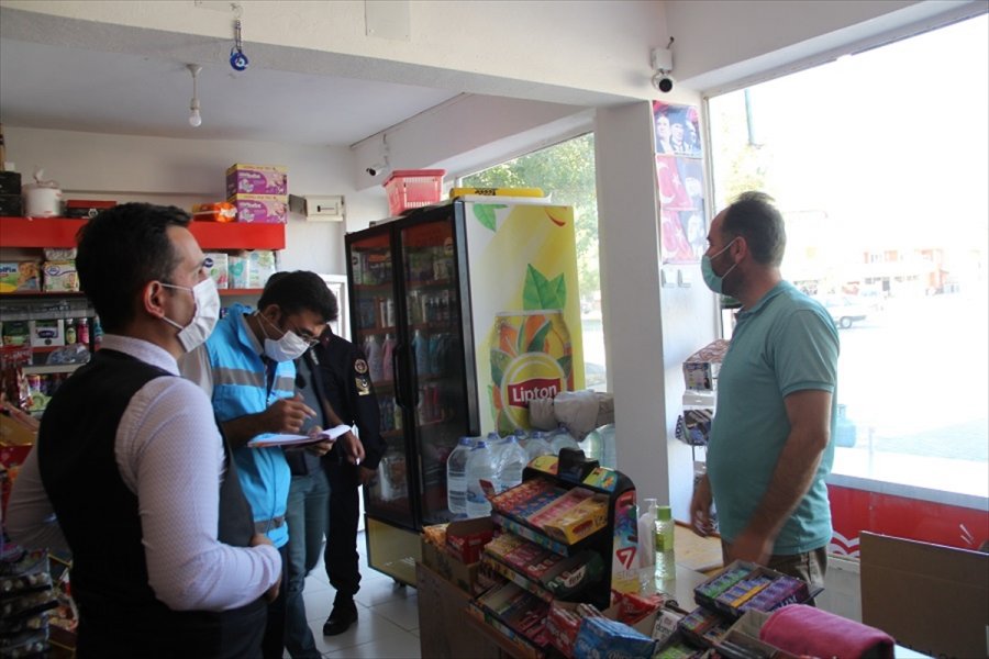 Yalıhüyük Kaymakamı Şahin, Kovid-19 Denetimlerine Katıldı