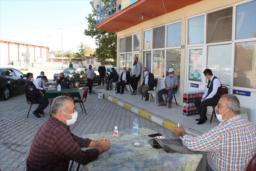 Yalıhüyük Kaymakamı Şahin, Kovid-19 Denetimlerine Katıldı