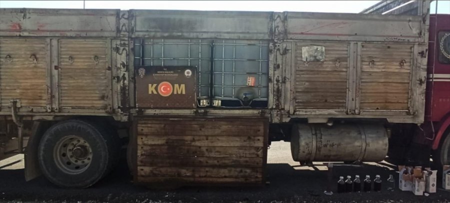 Konya'da Kamyonda 14 Bin Litre Kaçak Akaryakıt Ele Geçirildi