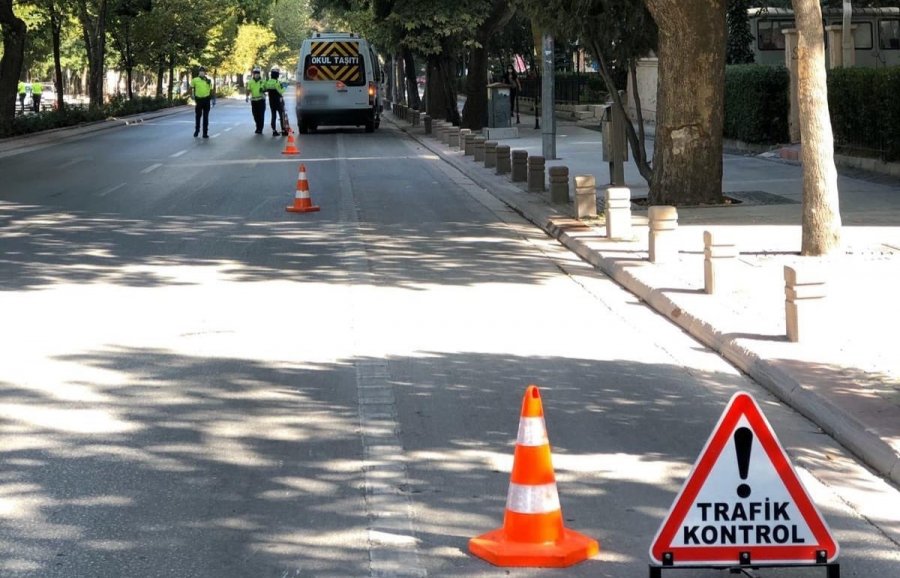 Konya'da Öğrenci Servisleri Denetlendi