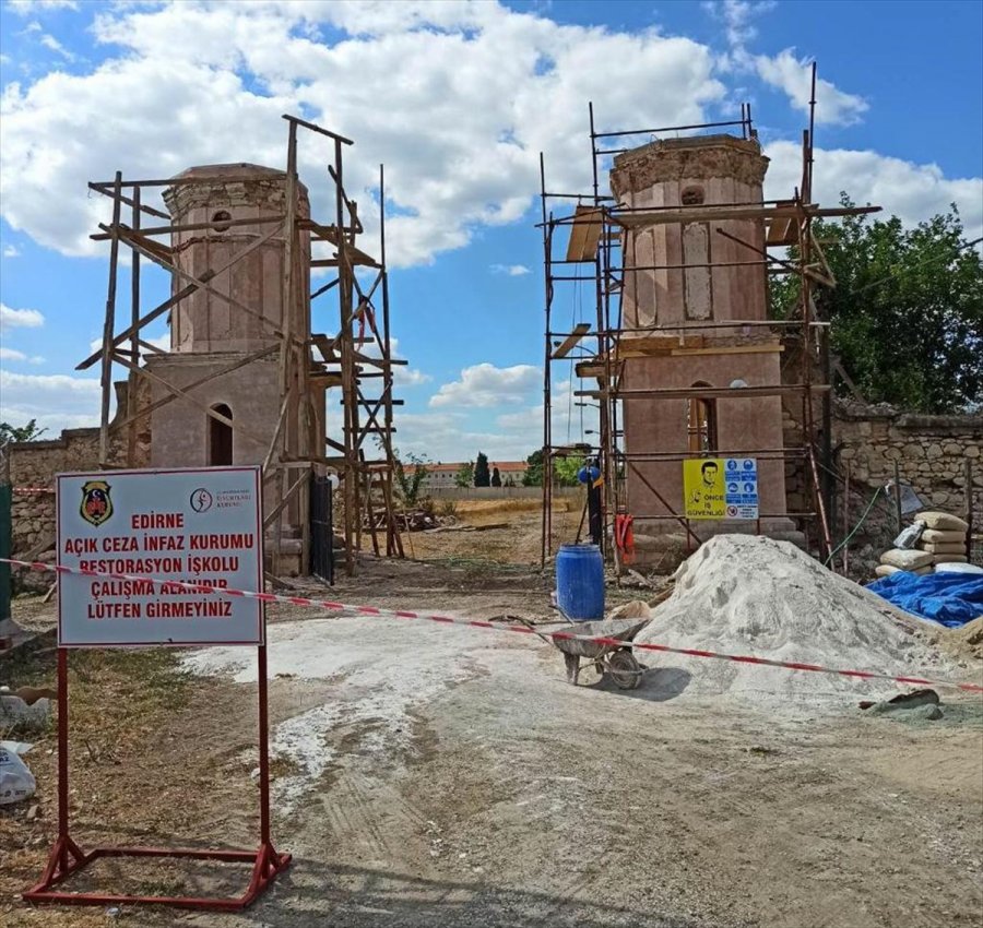 Hükümlü Ve Tutuklular Tarihi Yapıları Restore Ediyor