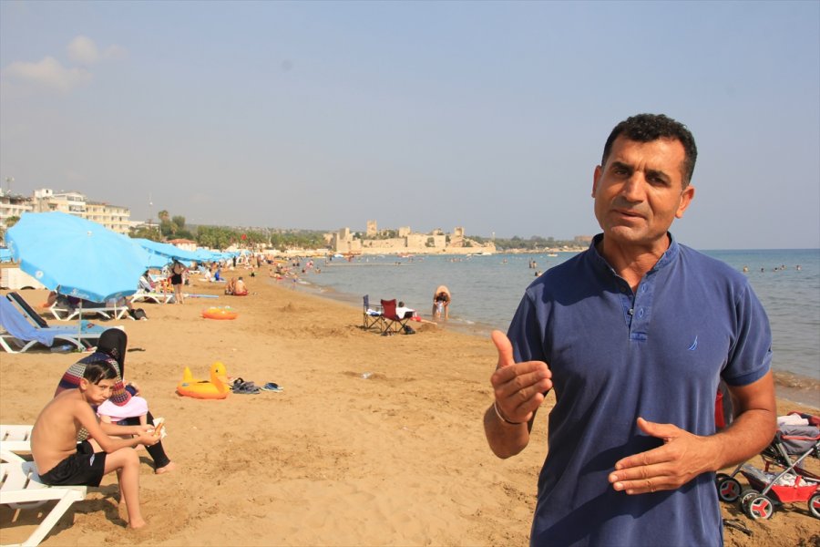 Kızkalesi'nde Yazdan Kalma Günler Yaşanıyor