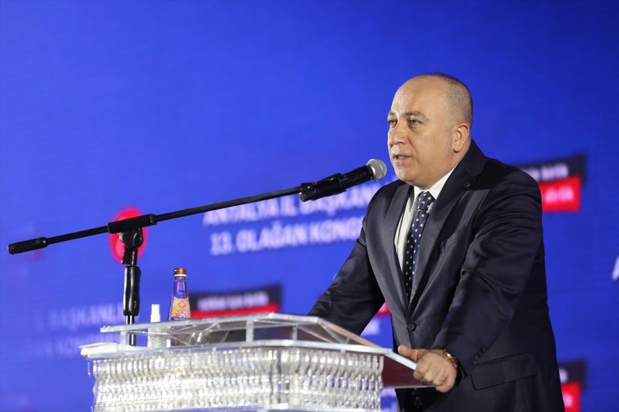 Mhp Genel Başkan Yardımcısı Yalçın Partisinin Antalya İl Kongresi'nde Konuştu: