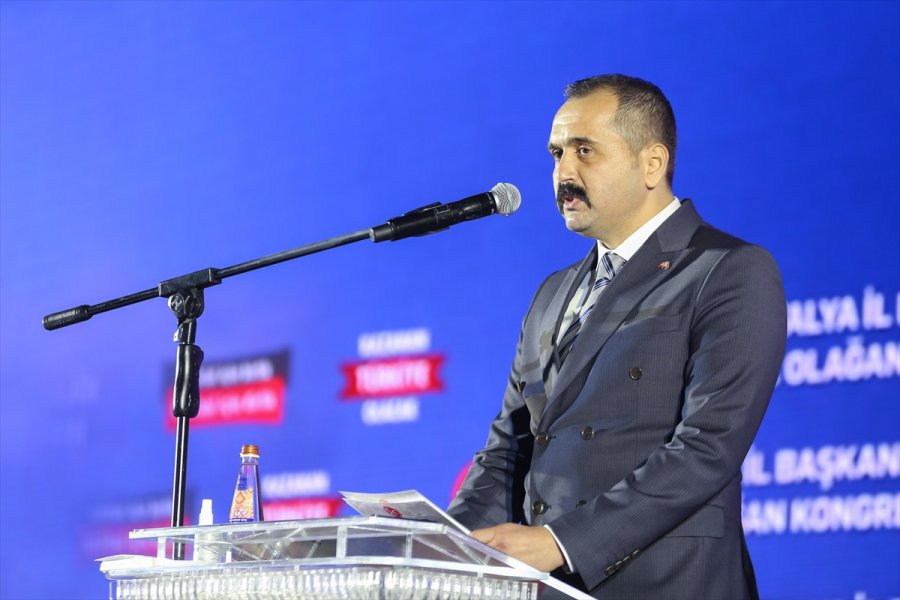 Mhp Genel Başkan Yardımcısı Yalçın Partisinin Antalya İl Kongresi'nde Konuştu: