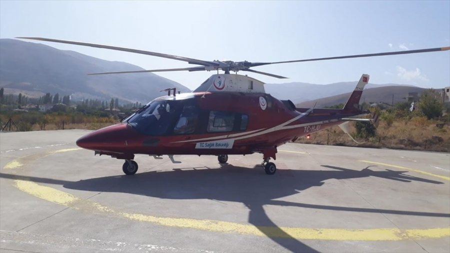 Helikopter Ambulans Yenidoğan Bebek İçin Havalandı