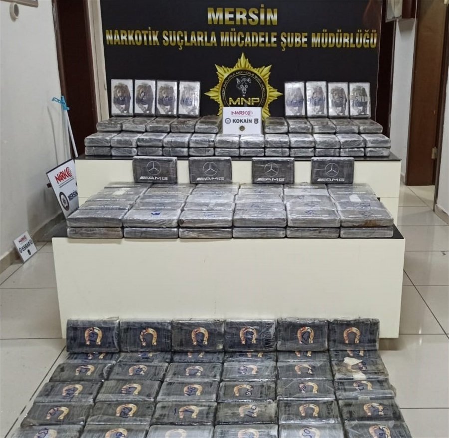 Mersin Uluslararası Limanı'nda 220 Kilogram Kokain Ele Geçirildi