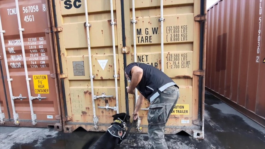 Mersin Uluslararası Limanı'nda 220 Kilogram Kokain Ele Geçirildi