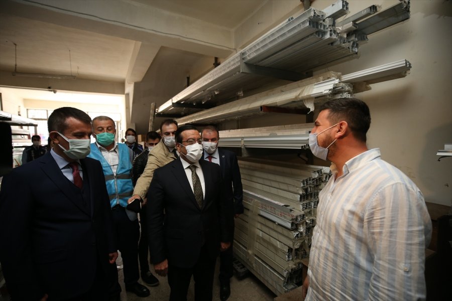 Altındağ'da İş Yerlerinde Kovid-19 Tedbirleri Denetlendi