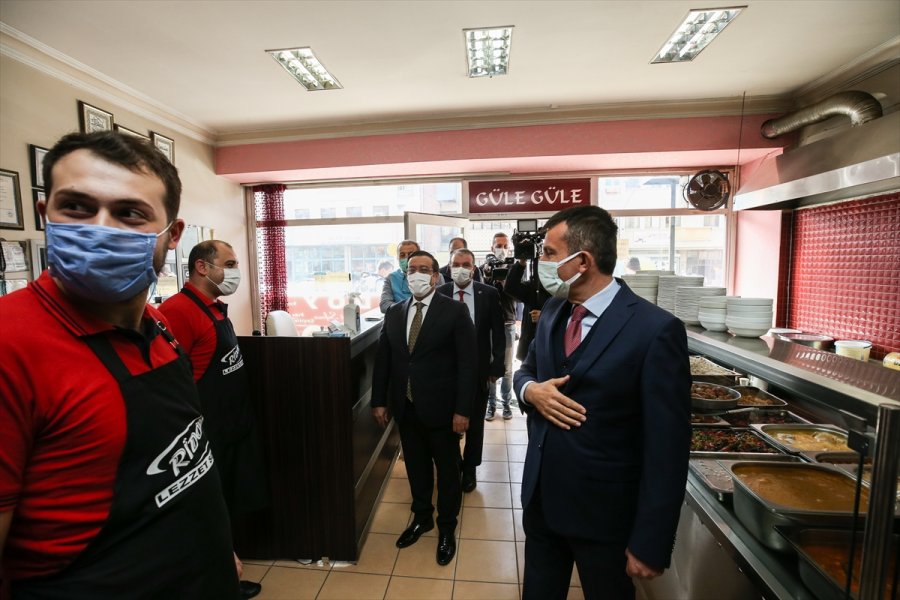 Altındağ'da İş Yerlerinde Kovid-19 Tedbirleri Denetlendi