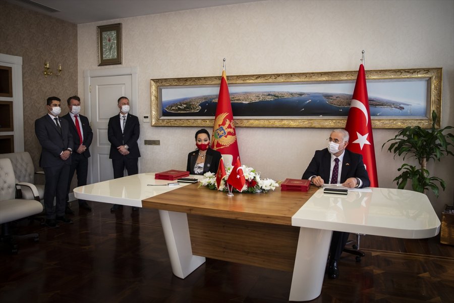 Karadağ Yüksek Mahkeme Başkanı Ve Üyeleri Ankara'da