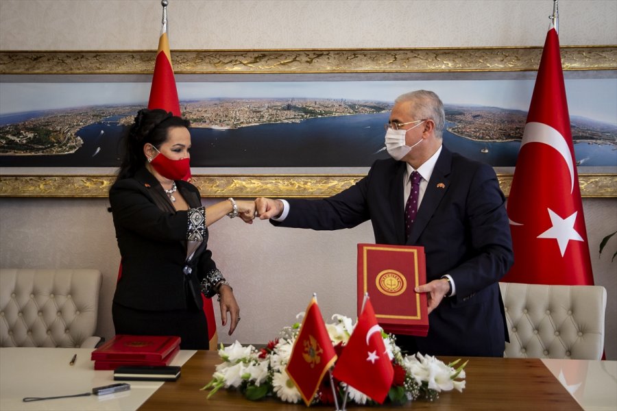 Karadağ Yüksek Mahkeme Başkanı Ve Üyeleri Ankara'da