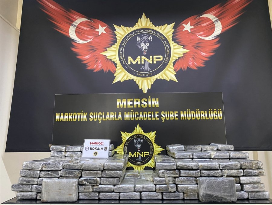Mersin'de 220 Kilogram Kokainin Ele Geçirildiği Operasyonda Zanlıların 