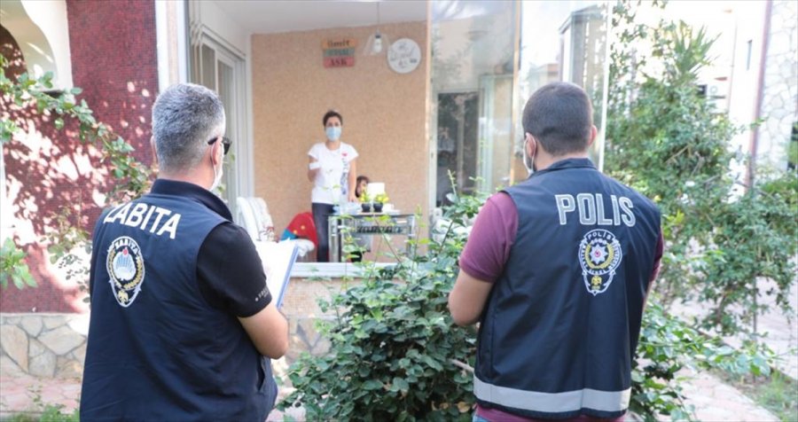 Antalya Emniyeti Kovid-19 Denetimi Gerçekleştirdi