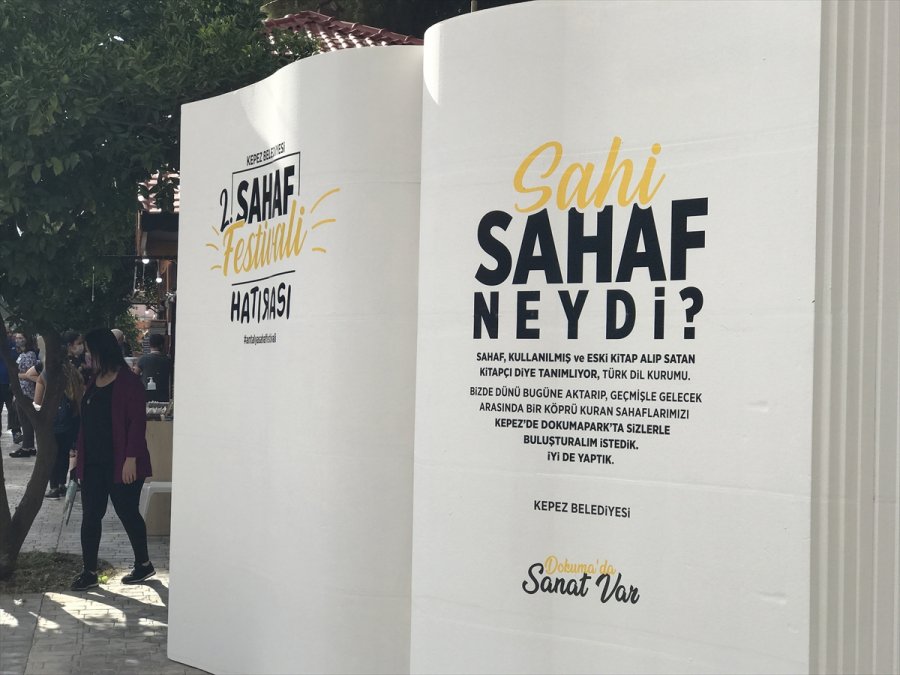 Antalya'da 2. Kepez Sahaf Festivali Başladı