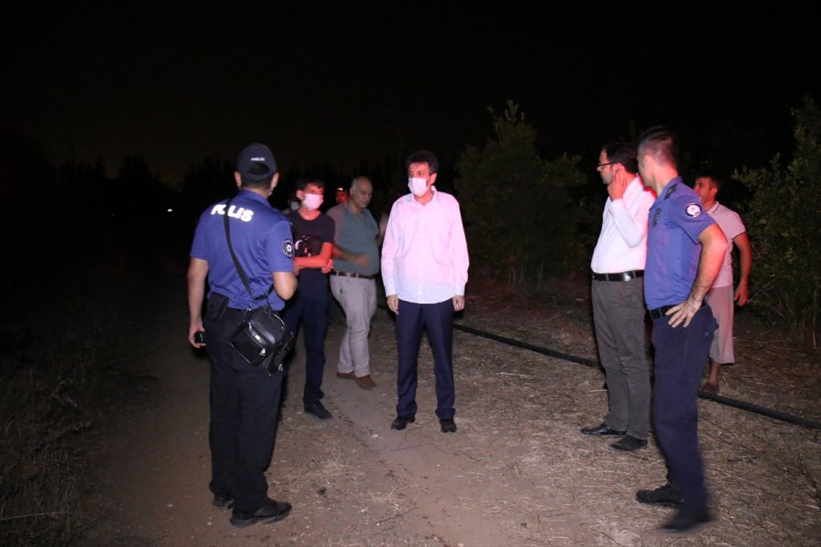 Mersin'de Araştırma Enstitüsünün Bahçesinde Çıkan Yangın Söndürüldü