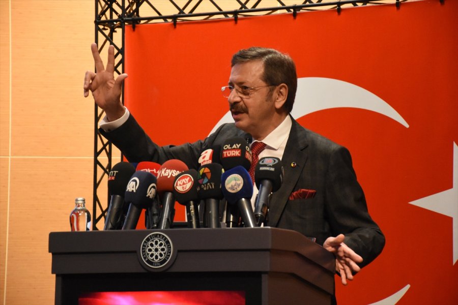 Tobb Başkanı Hisarcıklıoğlu Kayseri'de Tahkim Ve Arabuluculuk Merkezi Açılışına Katıldı: