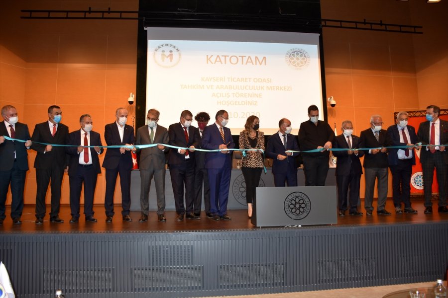 Tobb Başkanı Hisarcıklıoğlu Kayseri'de Tahkim Ve Arabuluculuk Merkezi Açılışına Katıldı: