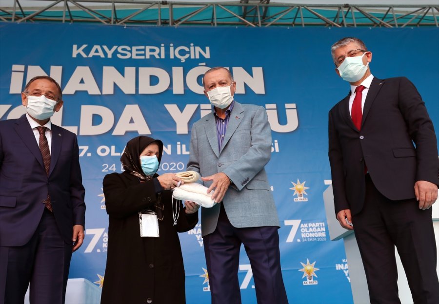 Cumhurbaşkanı Erdoğan, Ak Parti Kayseri 7. Olağan İl Kongresi'nde Konuştu: (1)