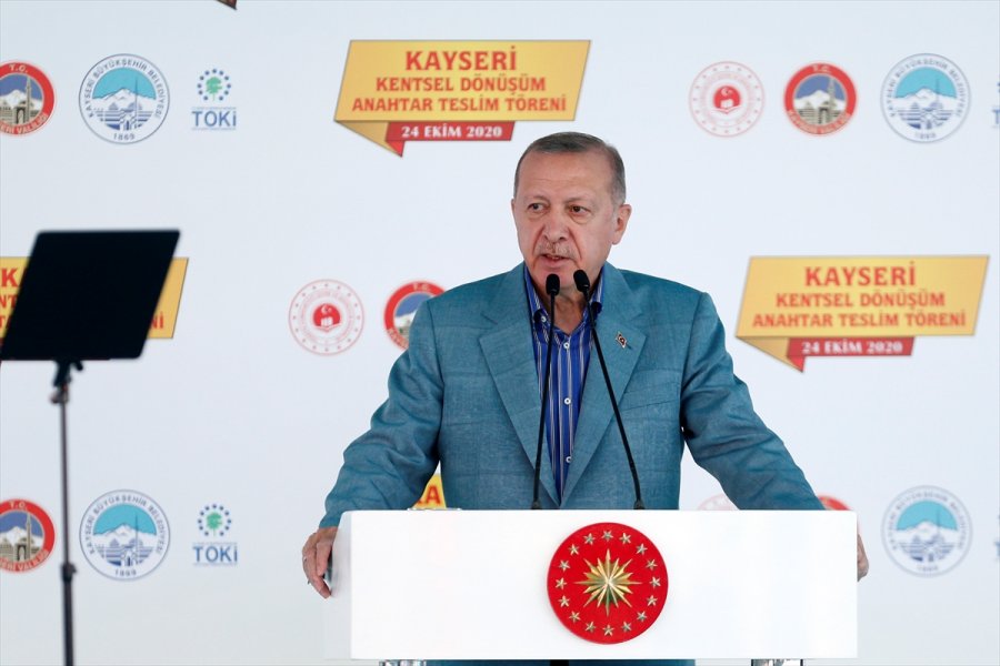 Cumhurbaşkanı Erdoğan, Kayseri Kentsel Dönüşüm Anahtar Teslim Töreni'nde Konuştu: