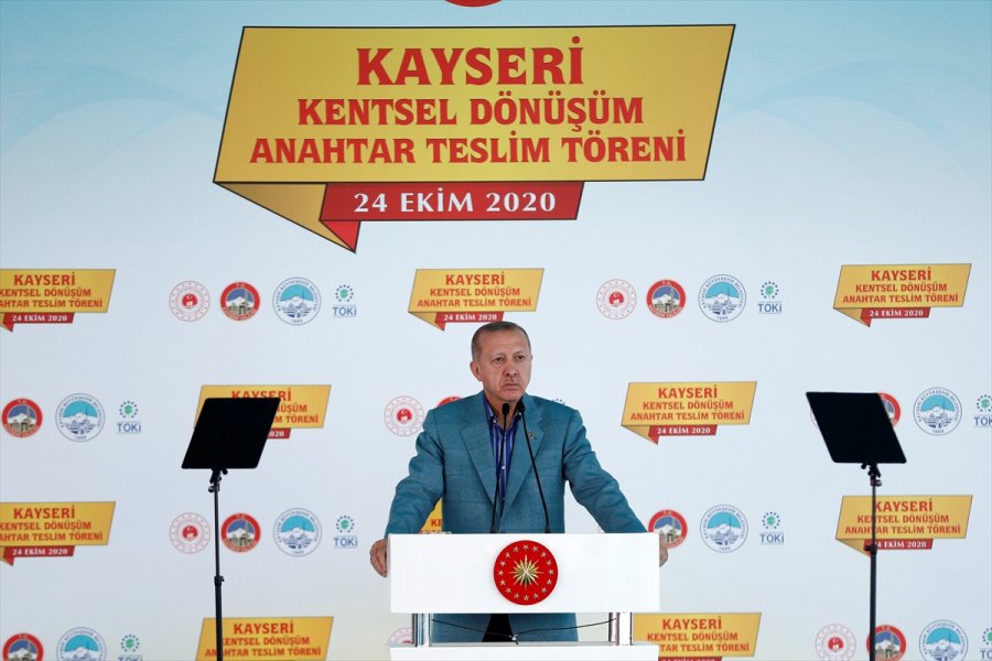 Cumhurbaşkanı Erdoğan, Kayseri Kentsel Dönüşüm Anahtar Teslim Töreni'nde Konuştu: