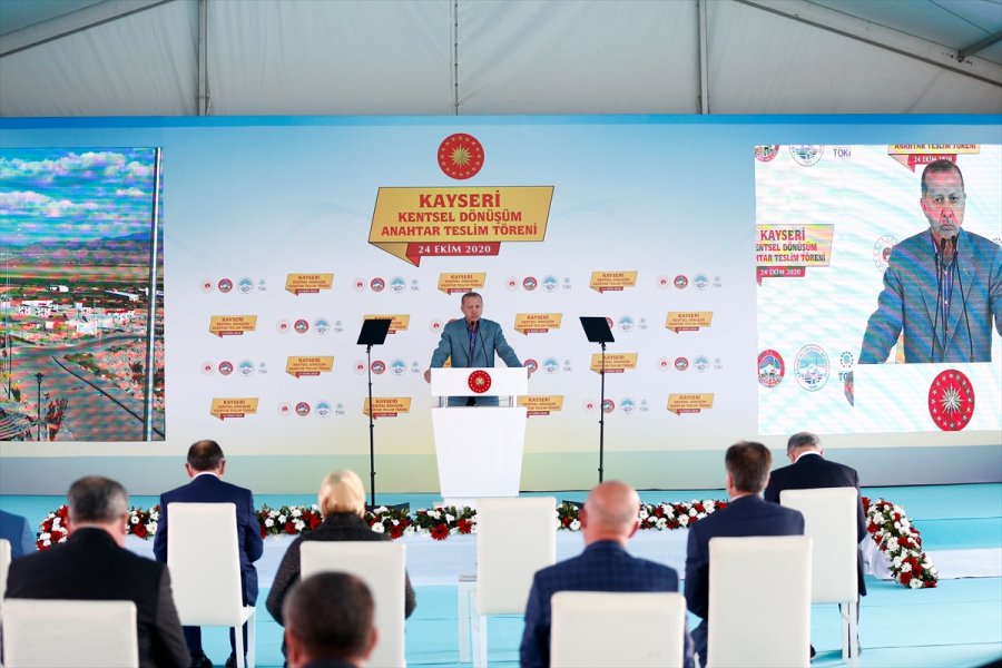 Cumhurbaşkanı Erdoğan, Kayseri Kentsel Dönüşüm Anahtar Teslim Töreni'nde Konuştu: