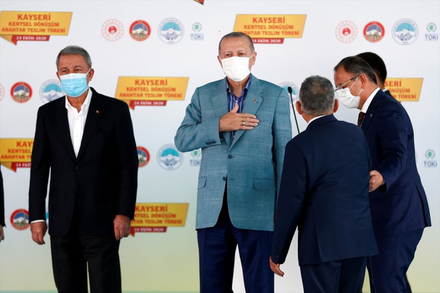 Cumhurbaşkanı Erdoğan, Kayseri Kentsel Dönüşüm Anahtar Teslim Töreni'nde Konuştu: