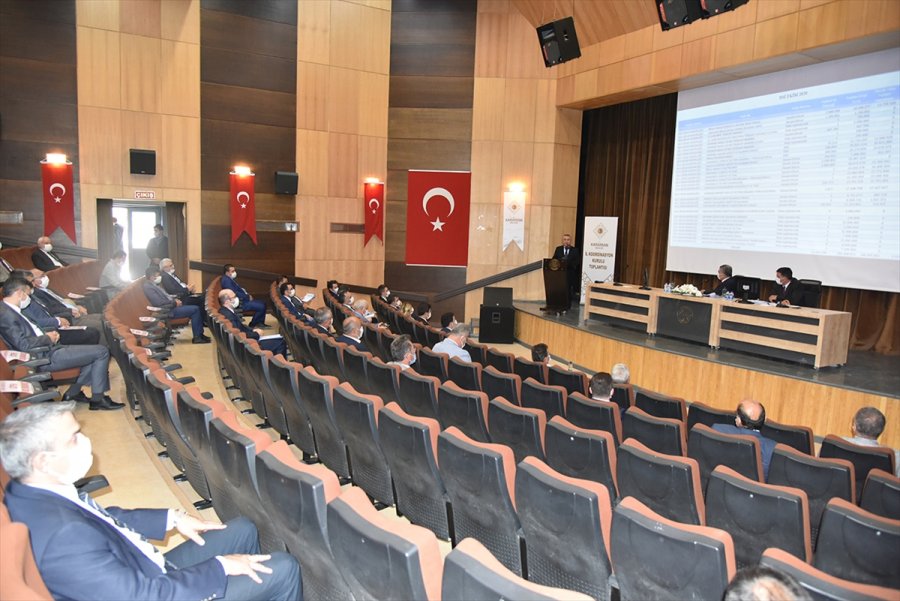 Karaman'da Koordinasyon Kurulu Toplantısı Yapıldı