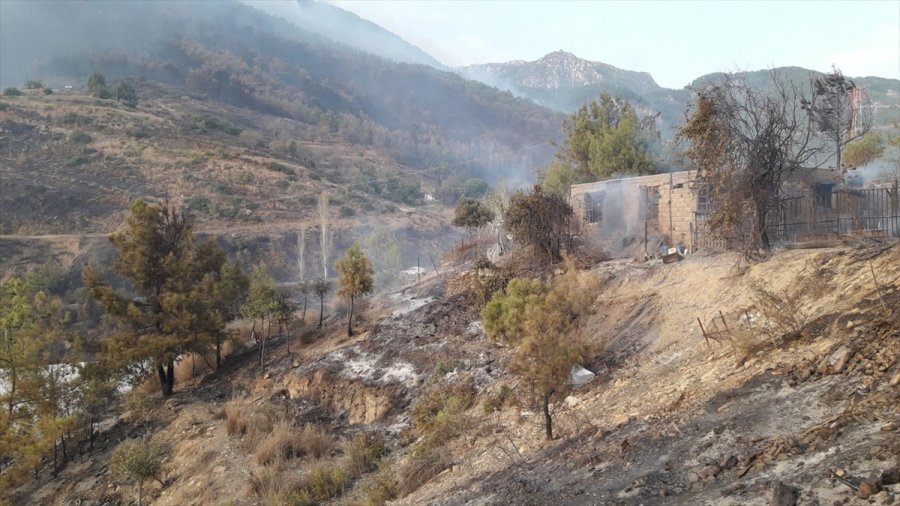 Güncelleme 5 - Mersin'de Çıkan Orman Yangınına Müdahale Ediliyor