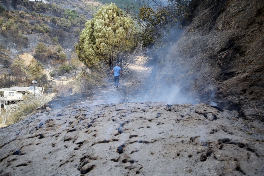 Anamur'daki Yangından Etkilenen Vatandaşlar Yaşadıklarını Anlattı