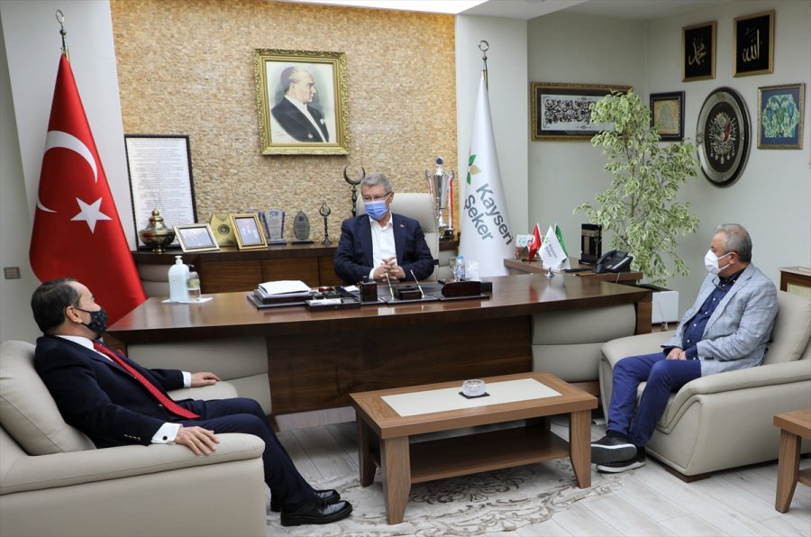 Kayseri Pancar Ekicileri Kooperatifi Başkanı Akay'a Ziyaret