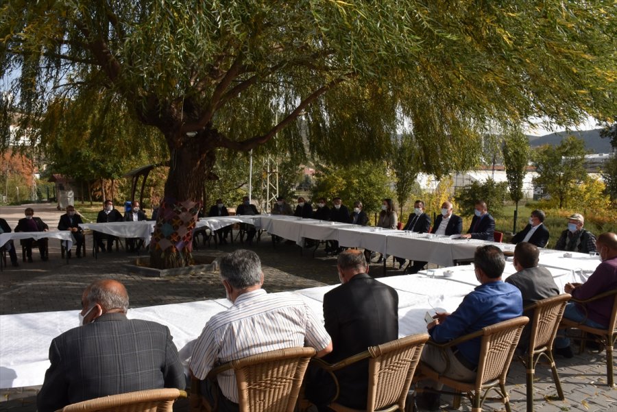 Kızılcahamam'da Muhtarlar Toplantısı Yapıldı