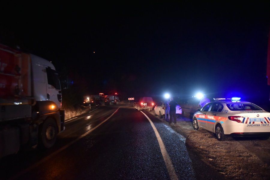 Mersin Anamur'daki Orman Yangını Kontrol Altına Alındı