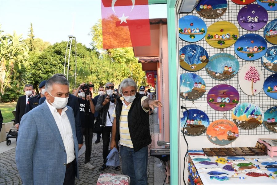 Vali Yazıcı, Kemer'de İncelemelerde Bulundu