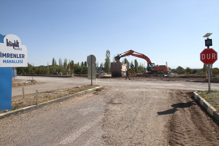 Hüyük'te Ölümlü Kazanın Yaşandığı Yolda Döner Kavşak Çalışmaları Başlatıldı