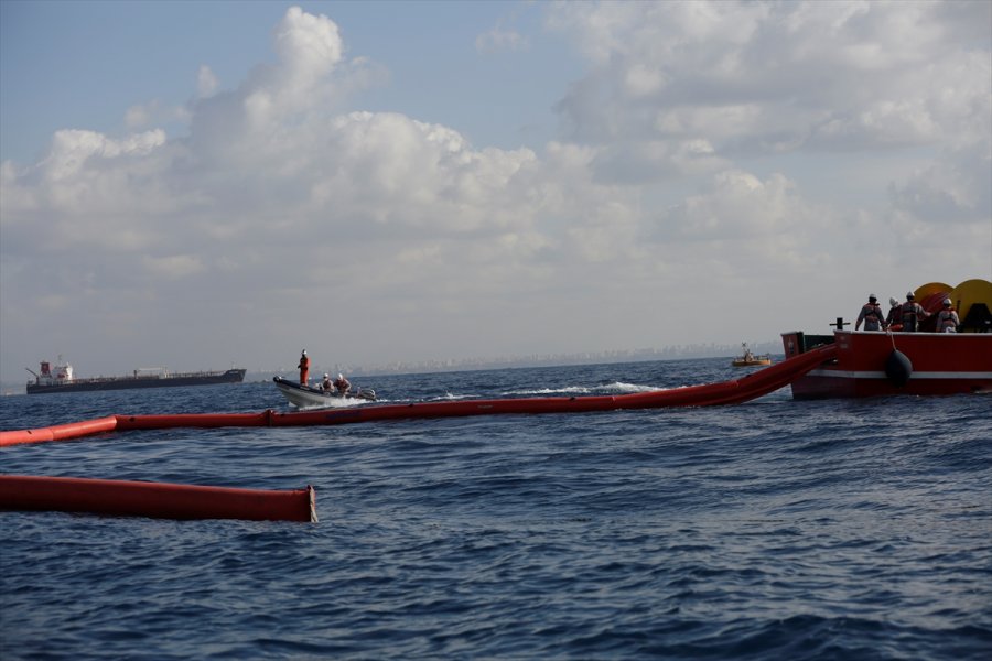 Antalya Açıklarında Deniz Kirliliğiyle Mücadele Kapsamında Tatbikat Yapıldı