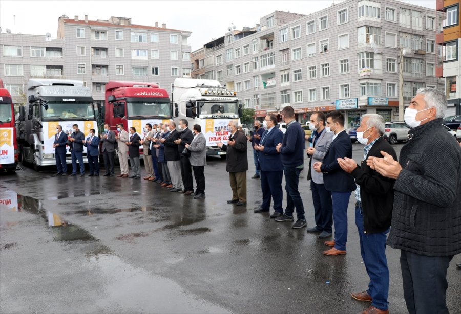 Kayseri'den İdlib'e 13 Tır Patates Gönderildi
