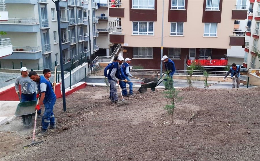 Keçiören'deki 513 Park Kışa Hazır