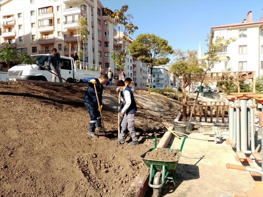 Keçiören'deki 513 Park Kışa Hazır