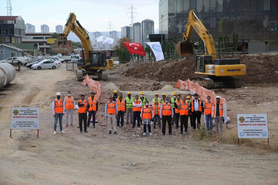 Polatlı İçme Suyu Ana İsale Hattı Çalışması Başladı