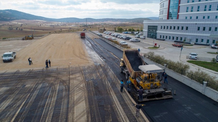 Beyşehir Devlet Hastanesi Yanına Helikopter Pisti