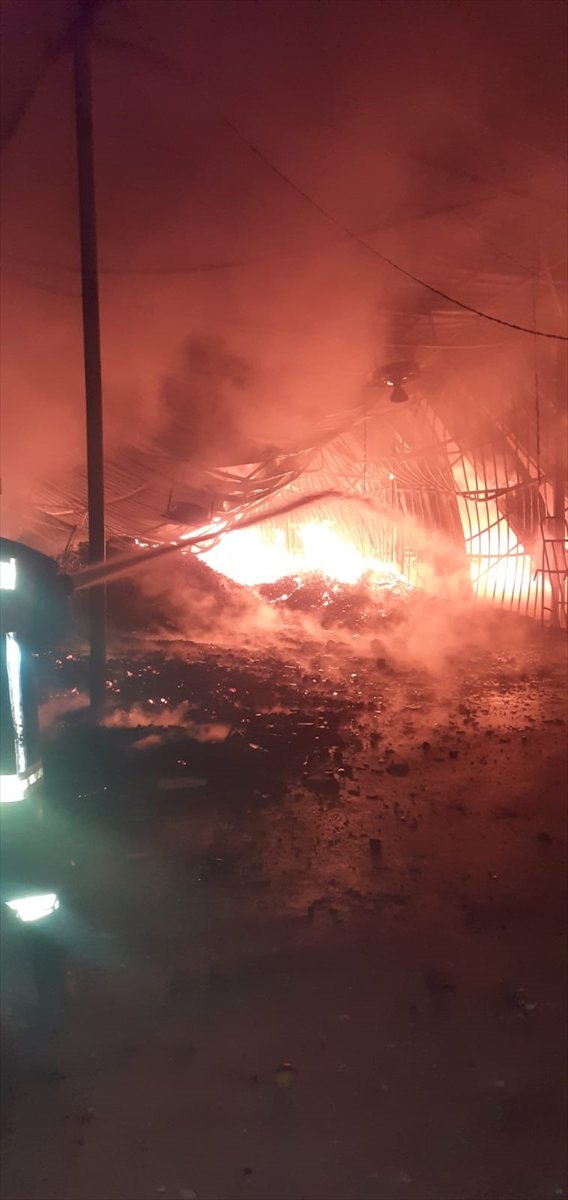 Mersin'de Ev Ve Depoda Çıkan Yangın Söndürüldü