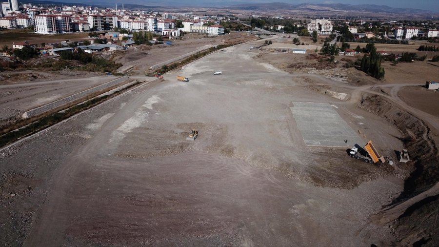 Kahramankazan'da Millet Bahçesi Yapım Çalışmaları Devam Ediyor