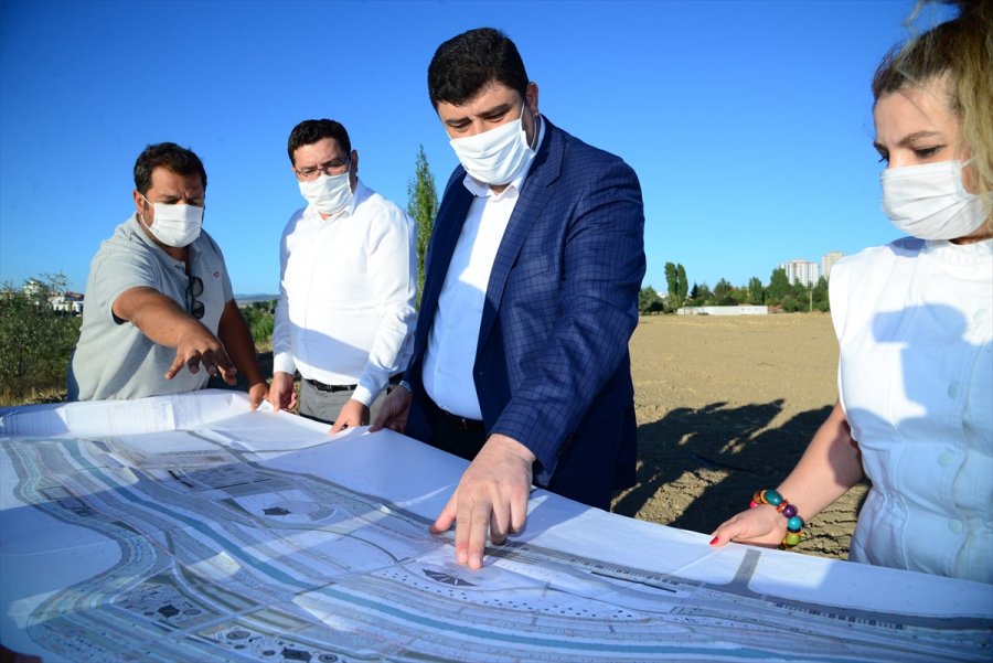 Kahramankazan'da Millet Bahçesi Yapım Çalışmaları Devam Ediyor