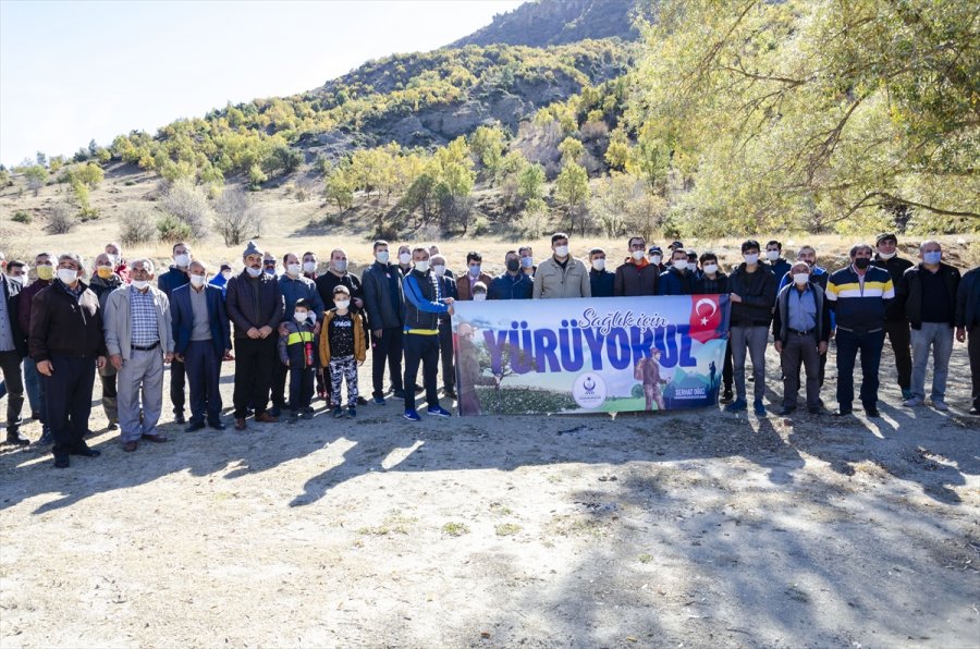 Kahramankazan'da Sağlıklı Yaşam Yürüyüşü Gerçekleştirildi