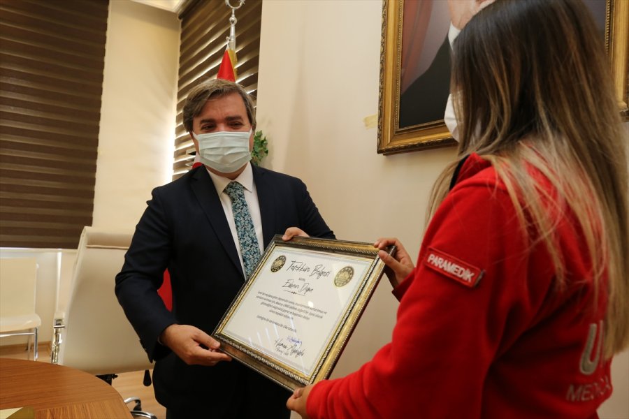 Aksaray Umke Ekibi Başarı Belgesi İle Ödüllendirildi